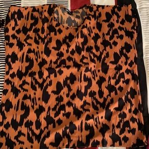 New Leopard print silky blouse